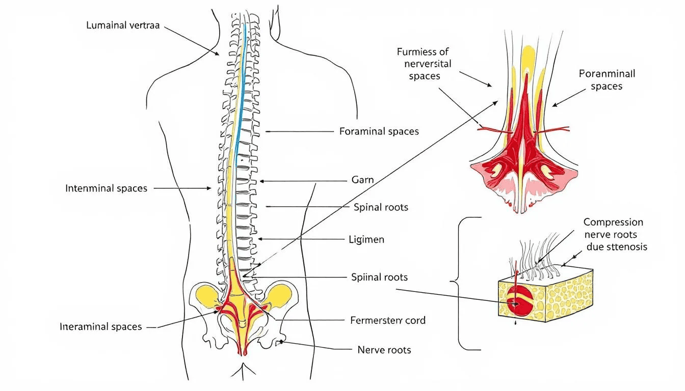 Diagnostic imaging techniques used for foraminal stenosis evaluation.